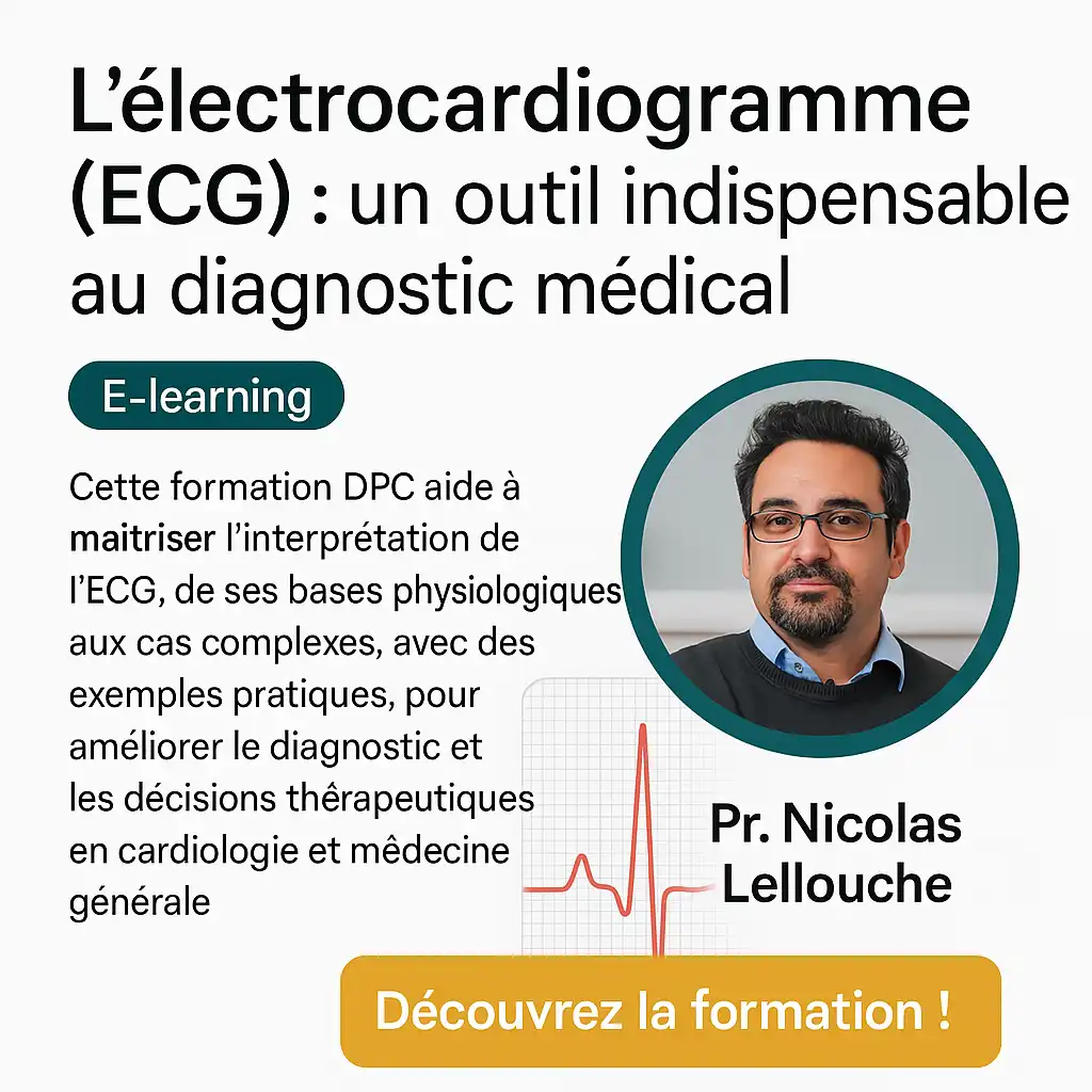 Tout savoir sur la formation ECG dite formation sur l'interprétation et la lecture d'un électrocardiogramme.